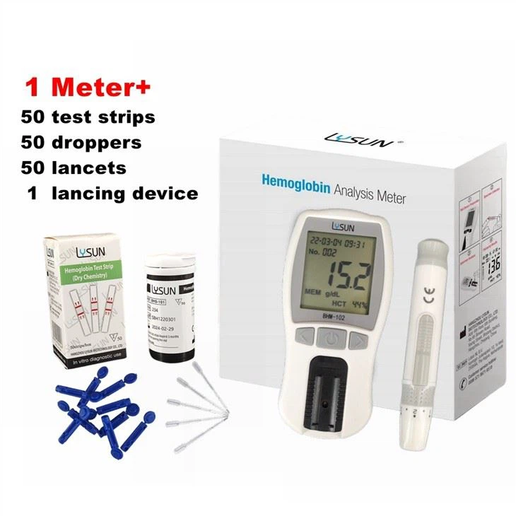 BHM-102 POCT Portable Hemoglobin Tester Hemoglobin Analysis Meter Handheld Analyzer