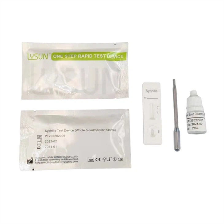 Syphilis Test Rapid Medical Diagnostic TP Syphilis Blood Test Syphilis Rapid Test Kits