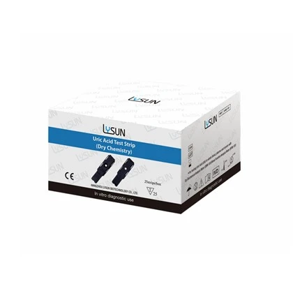 Lysun Accurate Meter Uric Acid Quick Check Strips Ленти за суха химия UAS-101