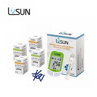 Lysun Измервател за тест за кръвна захар, пикочна киселина, Мултимониторингова система, Poct Analyzer