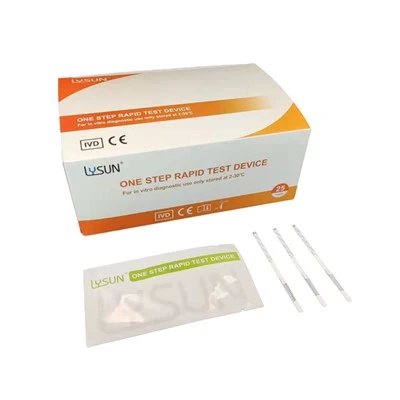 Lysun IVD Rug Тест THC Едноетапен бърз тест за лекарства Урина